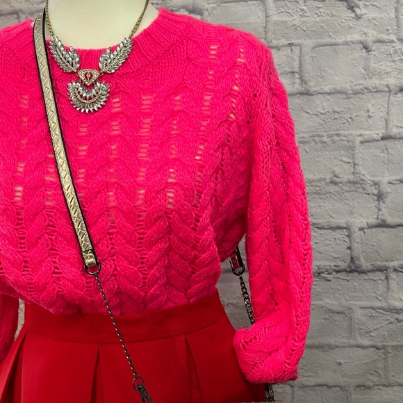 Beautiful Hot Pink Joe Fresh Sweater (EUC) - Picture 8 of 11